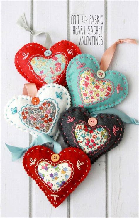 heart fabric metallic|heart crafts for adults.